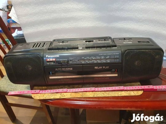 Retro panasonic kazettás sétálómagnó RX-FT550 Xbs boombox hi-fi újszer