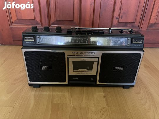 Retro philips rádió magnó 