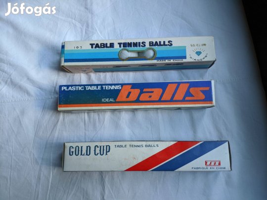 Retro ping-pong labdák