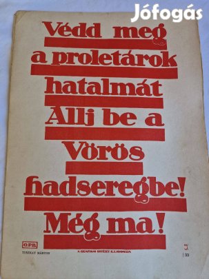 Retro plakátok,mellékletek ! Állj be a Vörös Hadseregbe még Ma !