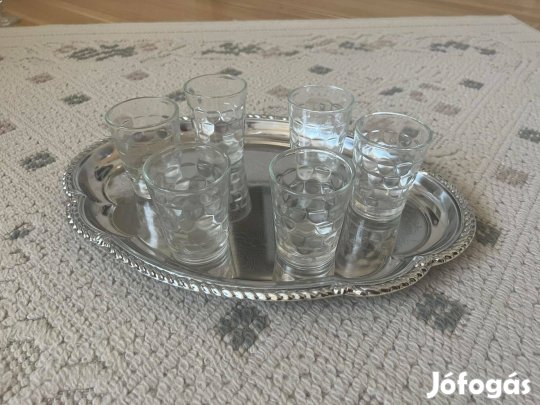 Retró pohár készlet eladó!