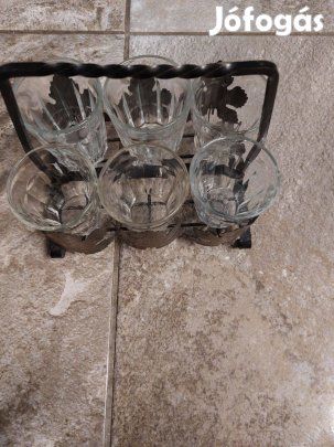 Retró pohár tartó