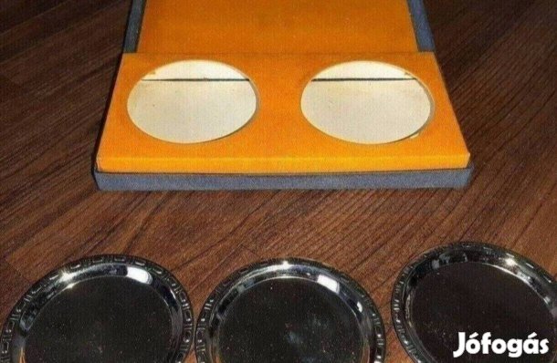 Retro poháralátét készlet