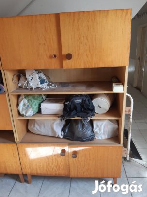 Retro polcos szekrény 110x180cm magas