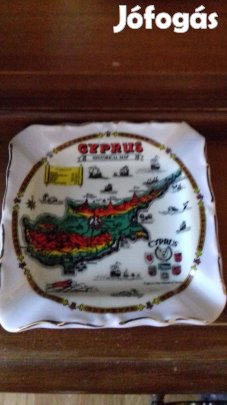 Retro porcelán hamutartó Ciprus