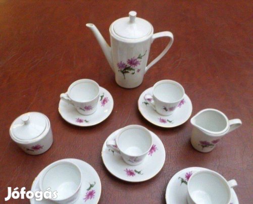 Retro porcelán kávés készlet
