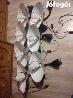 Retro racsnis lámpák kapcsolóval és izzóval