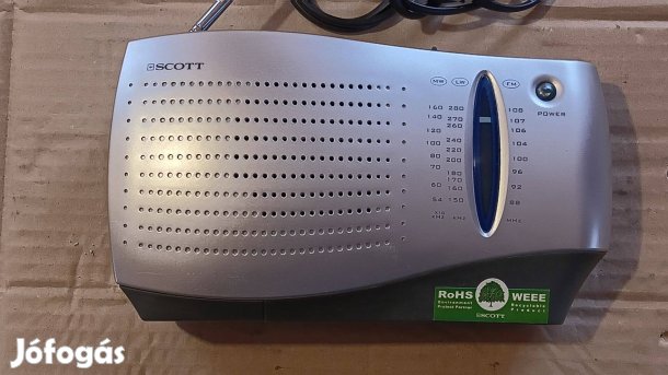 Retro rádió, - asztali/hordozható, három hullámsávos