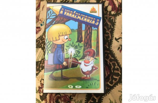 Retró rajzfilm videókazetta, VHS :A varázsceruza 3. 1000 ft
