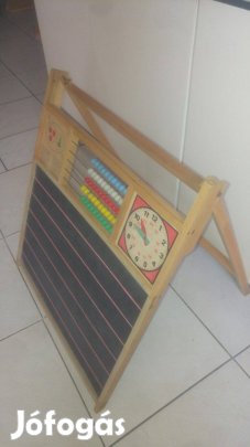 Retro rajztábla, oktató és foglalkoztatótábla, iskolai felkészítő