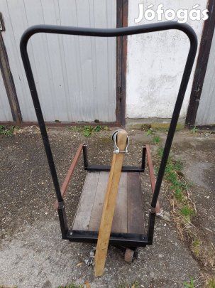 Retró raktári kézikocsi eladó