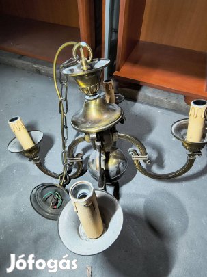 Retro régi Csillár Bronz