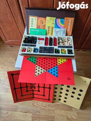 Retro régi Luxus Játékmagazin Társasjáték Gyűjtemény