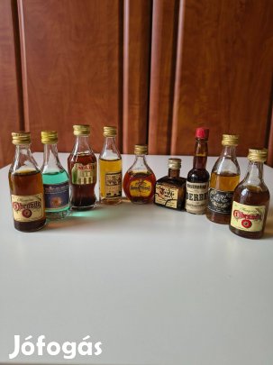 Retro régi Mini ital gyüjtemény