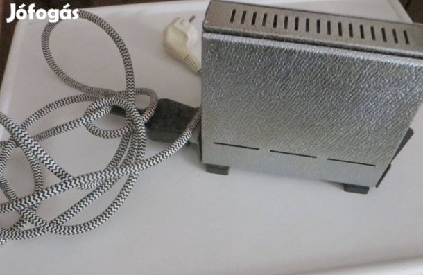 Retró régi NDK gyártmányú kenyérpirító fém burkolattal