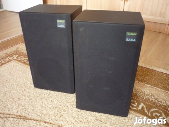 Retro régi Saba hangfal 30/50Watt hangfalpár