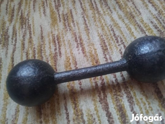 Retro régi vas kézi súlyzó 3 kg