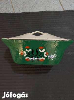 Retró retro régi fémtál sütőtál népművészeti tál edény tepsi eladó