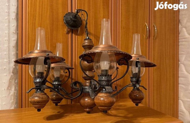 Retró réz csillár