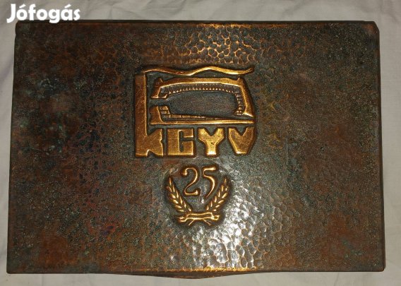 Retró réz doboz KGYV