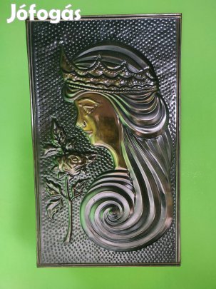 Retro réz dombornyomás - szovjetuniós emléktárgy