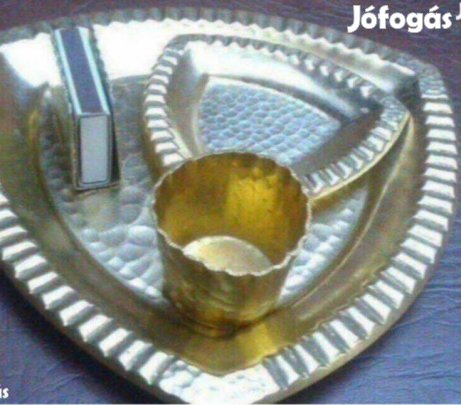 Retro réz hamutartó tálca 4 db