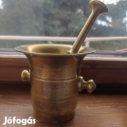 Retró réz mozsár.