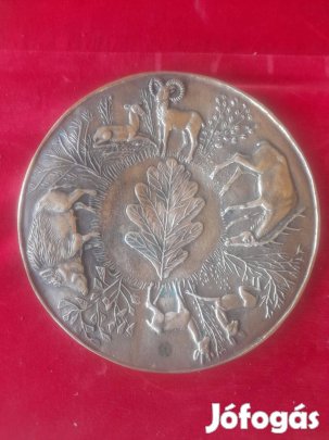 Retró réztányér eladó