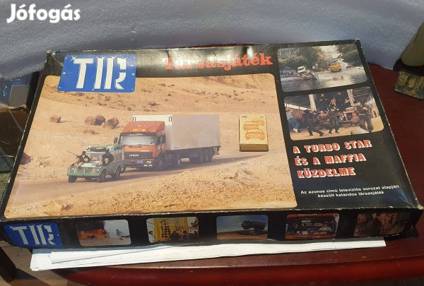Retro ritka TIR A Turbo Star és a Maffia küzdelme teljes társasjáték