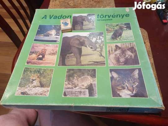 Retro ritka a vadon törvénye társasjáték szocreál kádár triál politech