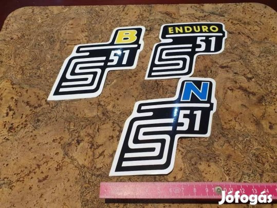 Retro simson s51 matrica levonó darabra trafikárú szocreál enduro jawa