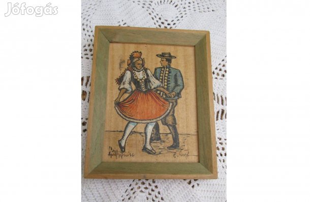 Retro spanyol táncospár kép falapon