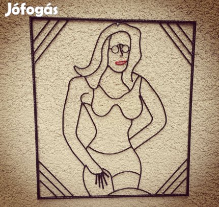 Retró stílusú balatoni sziluett