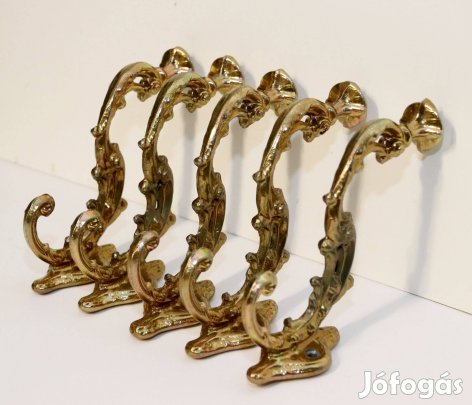 Retró stílusú fali fogas készlet