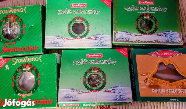 Retró szaloncukros dobozok gyűjtőknek eladó Xl.ker 