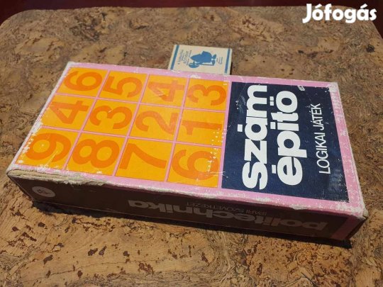 Retro számépítő társasjáték hiánytalan szép állapot triál politechnika