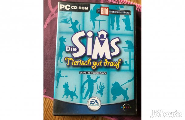 Retró számítógépes játék:Sims német nyelvű pc Cd 1500 Ft