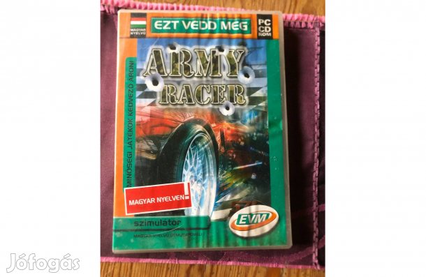 Retró számítógépes játék :Army racer pc Cd 2000 ft