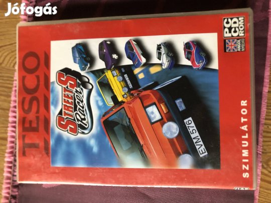 Retró számítógépes játék :Streets racer pc Cd 2000 Ft 