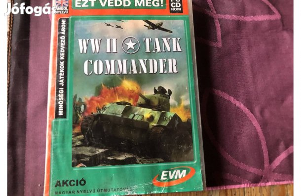 Retró számítógépes játék :WWIi. tank commender pc Cd 3000 Ft
