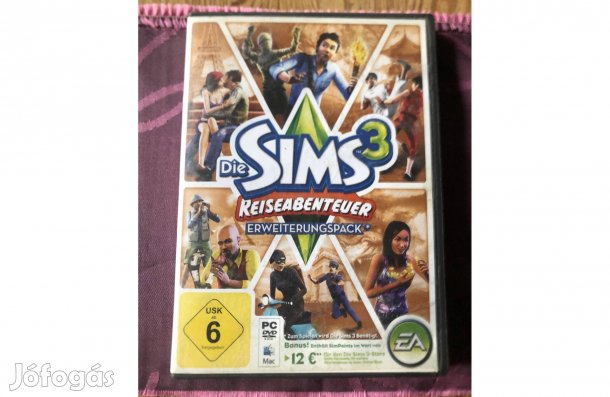 Retró számítógépes játék sims 3. német pc Cd 1500 Ft