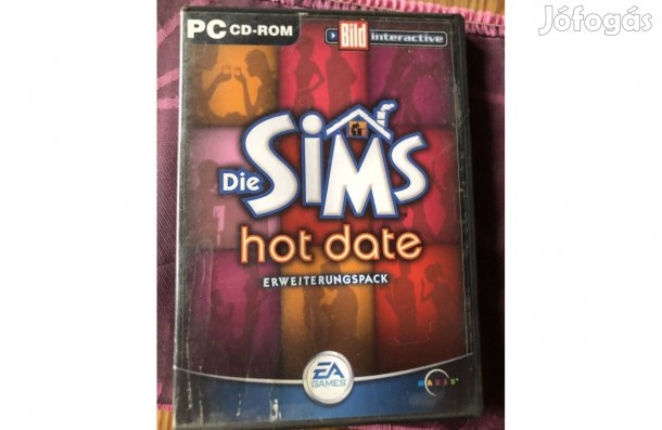 Retró számítógépes játék sims Hot date pc Cd 1500 Ft