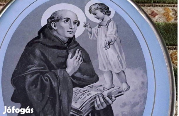 Retro szentkép keretben