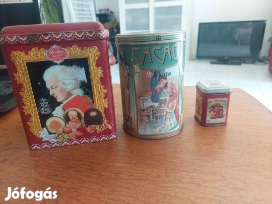 Retro szép fémdobozok