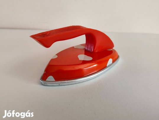 Retro szíves vasaló, régi lemez játék