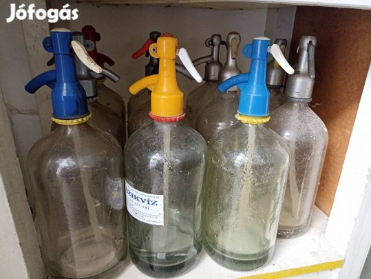 Retró szódásüveg