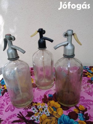 Retró szódásüvegek eladók Xl.kerületben 