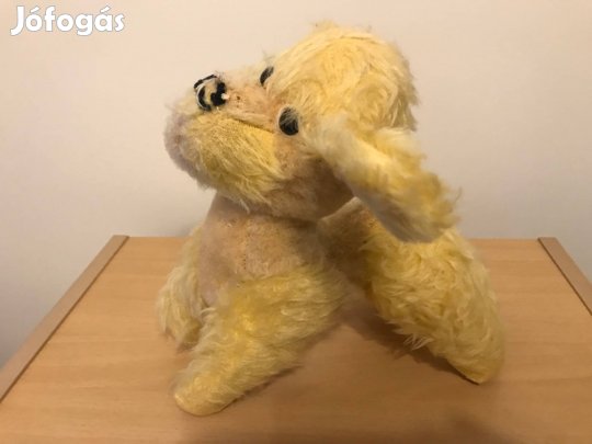 Retro szőrme kutya plüss játék