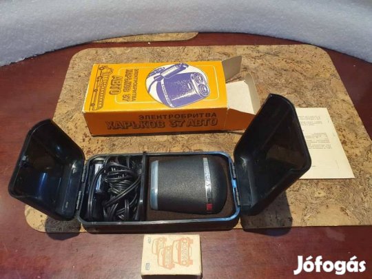 Retro szovjet autós villanyönborotva zsírúj cccp zsilett borbély piper