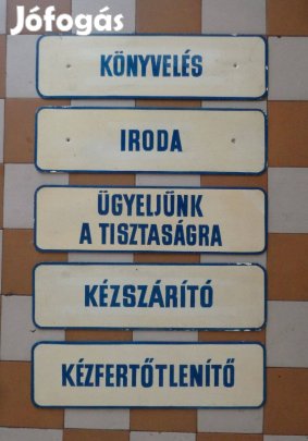 Retró táblák eladó